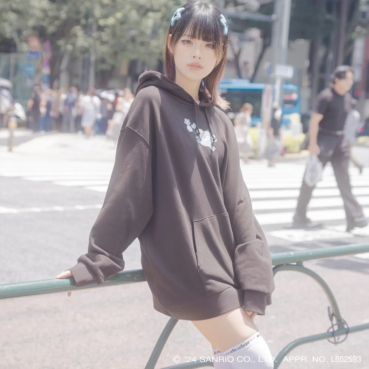 【受注予約】4XL Hoodie / Black / Little Twin Stars x MIKIOSAKABE / MSLTT01